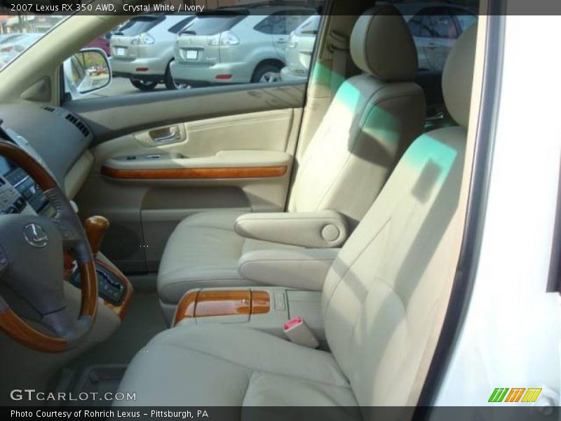 Crystal White / Ivory 2007 Lexus RX 350 AWD