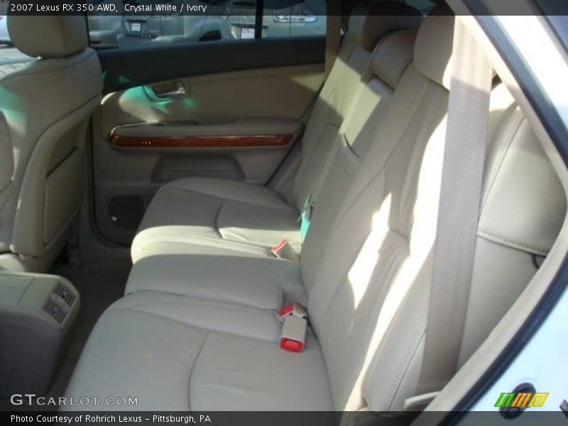 Crystal White / Ivory 2007 Lexus RX 350 AWD