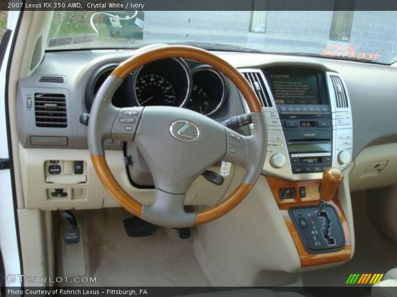 Crystal White / Ivory 2007 Lexus RX 350 AWD