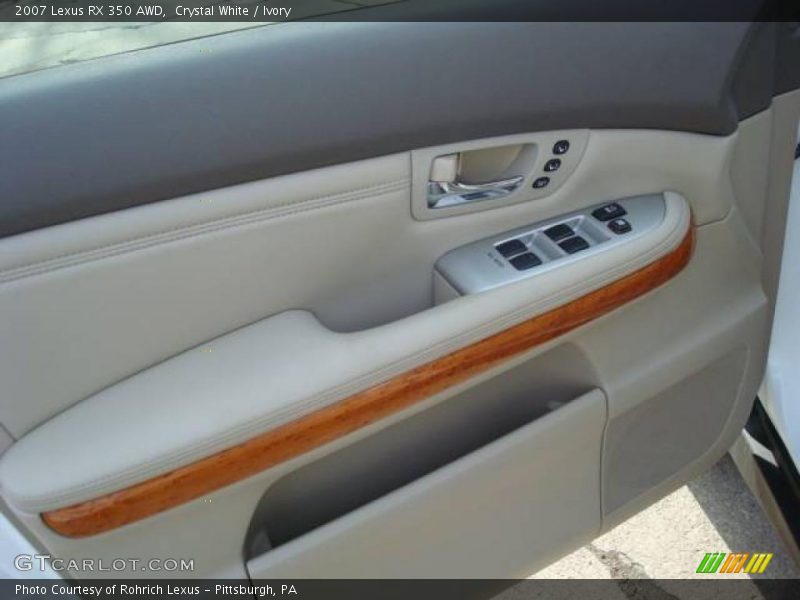 Crystal White / Ivory 2007 Lexus RX 350 AWD