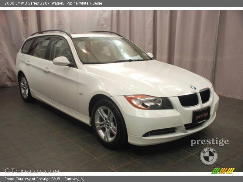 Alpine White / Beige 2008 BMW 3 Series 328xi Wagon