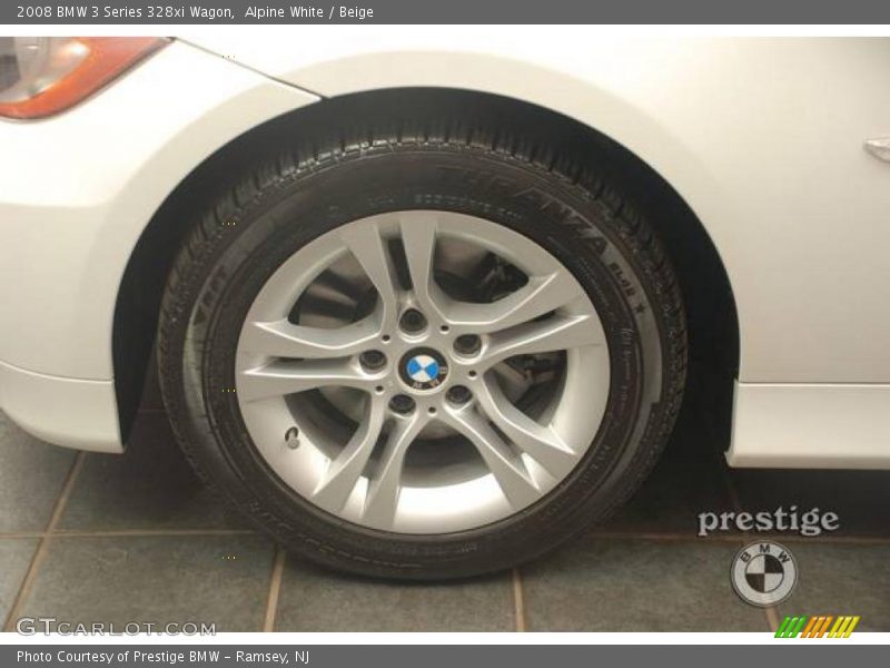 Alpine White / Beige 2008 BMW 3 Series 328xi Wagon