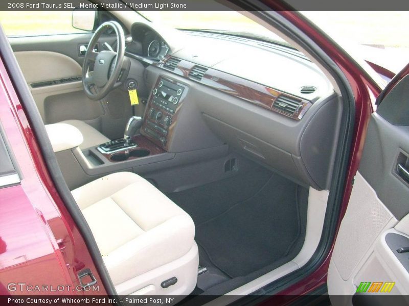 Merlot Metallic / Medium Light Stone 2008 Ford Taurus SEL