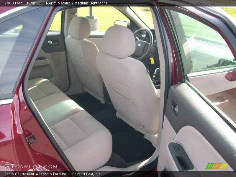 Merlot Metallic / Medium Light Stone 2008 Ford Taurus SEL