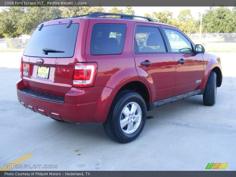 Redfire Metallic / Stone 2008 Ford Escape XLT