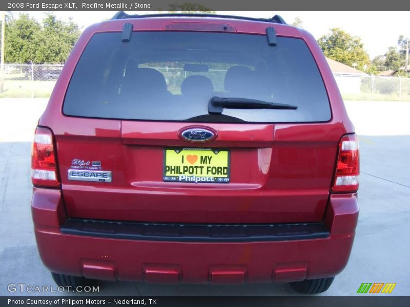 Redfire Metallic / Stone 2008 Ford Escape XLT