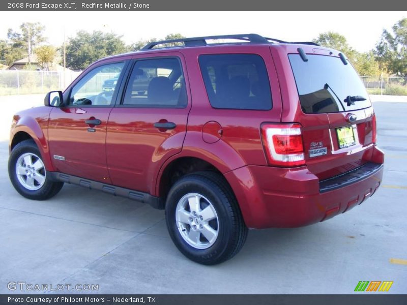 Redfire Metallic / Stone 2008 Ford Escape XLT