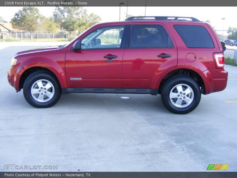 Redfire Metallic / Stone 2008 Ford Escape XLT