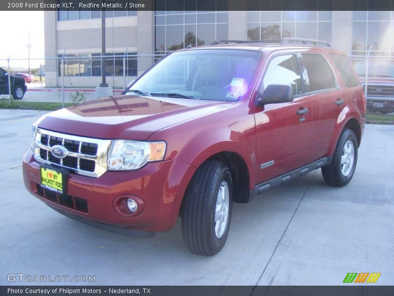 Redfire Metallic / Stone 2008 Ford Escape XLT