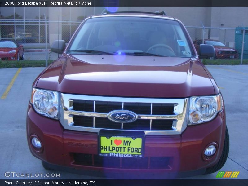 Redfire Metallic / Stone 2008 Ford Escape XLT