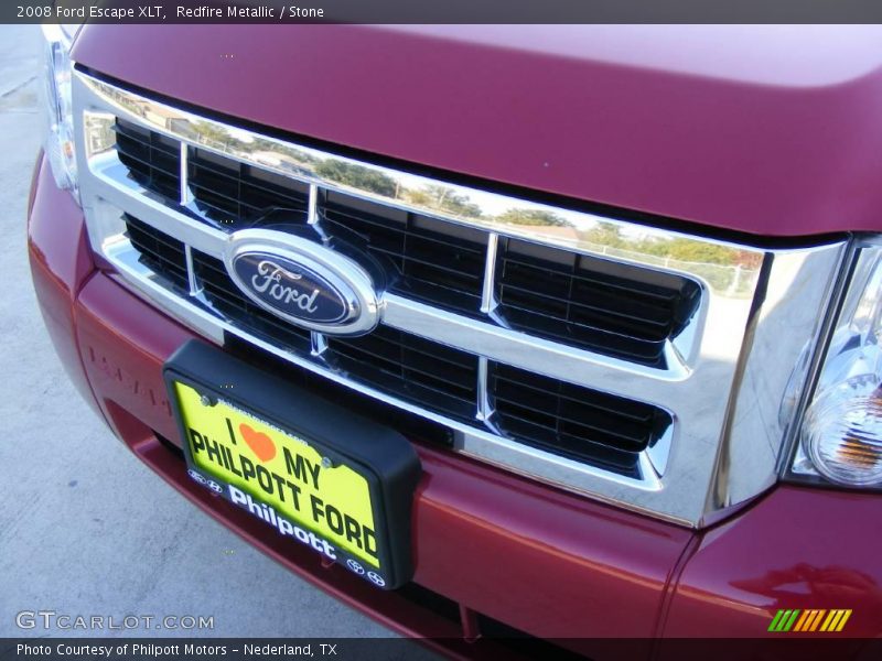 Redfire Metallic / Stone 2008 Ford Escape XLT