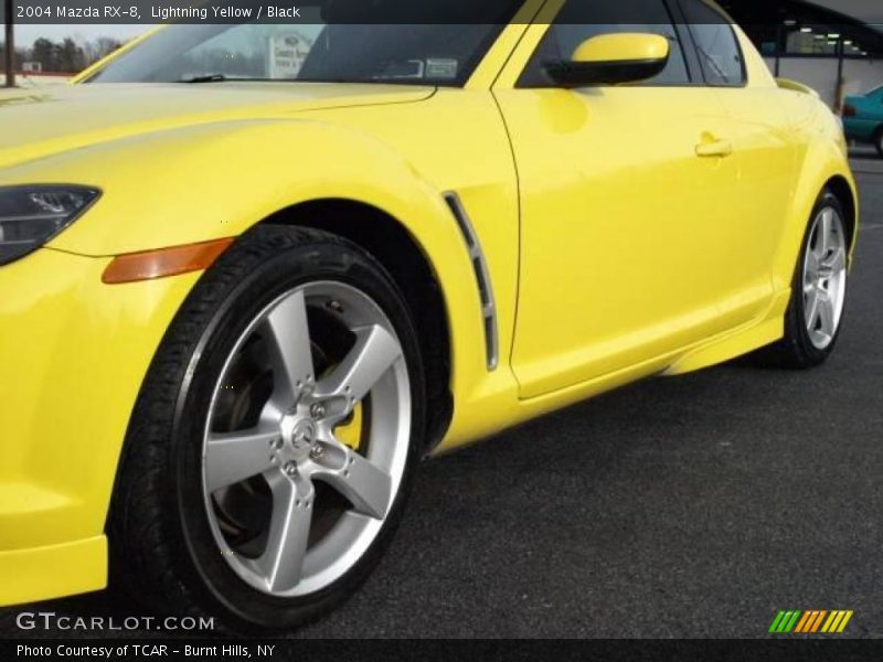 Lightning Yellow / Black 2004 Mazda RX-8