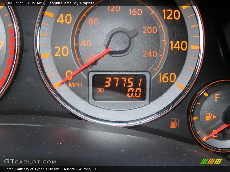 Sapphire Metallic / Graphite 2008 Infiniti FX 35 AWD