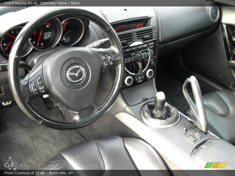 Lightning Yellow / Black 2004 Mazda RX-8