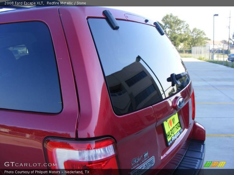 Redfire Metallic / Stone 2008 Ford Escape XLT
