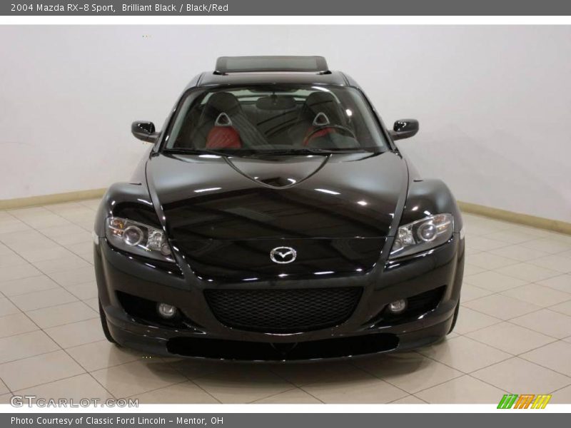 Brilliant Black / Black/Red 2004 Mazda RX-8 Sport
