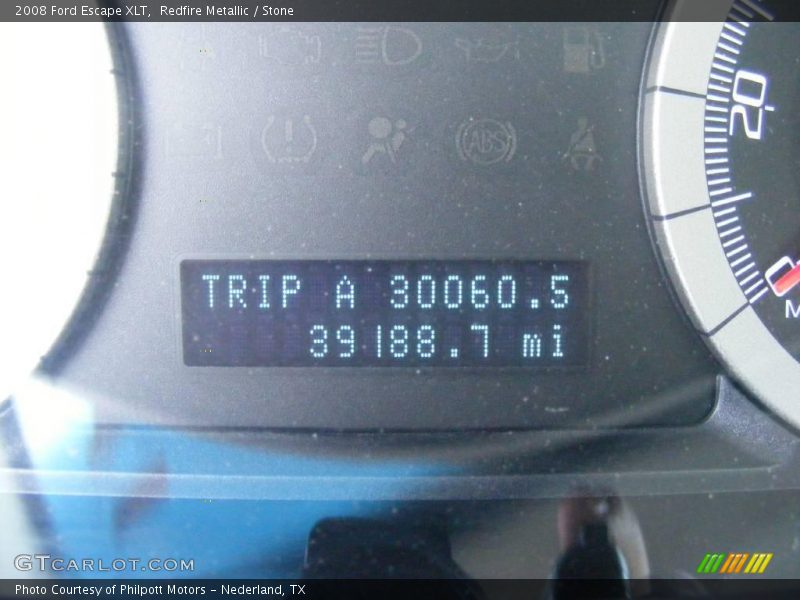 Redfire Metallic / Stone 2008 Ford Escape XLT