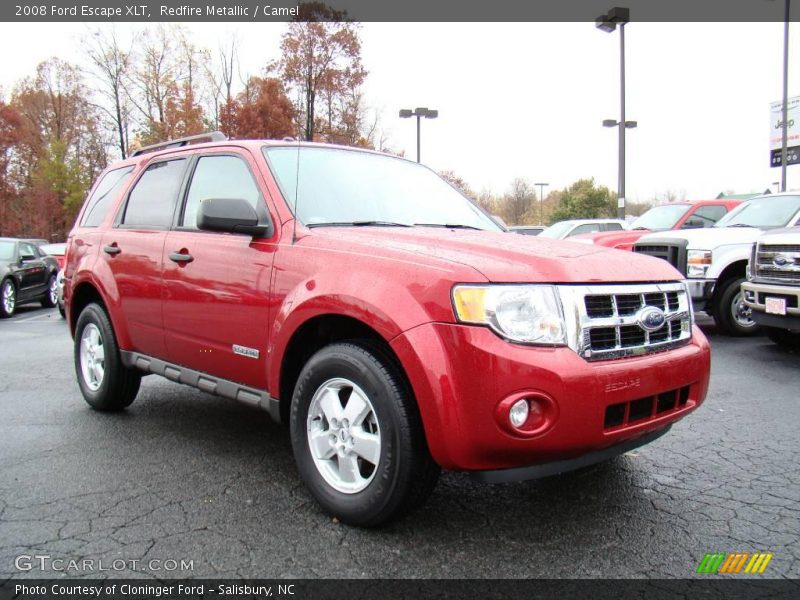 Redfire Metallic / Camel 2008 Ford Escape XLT