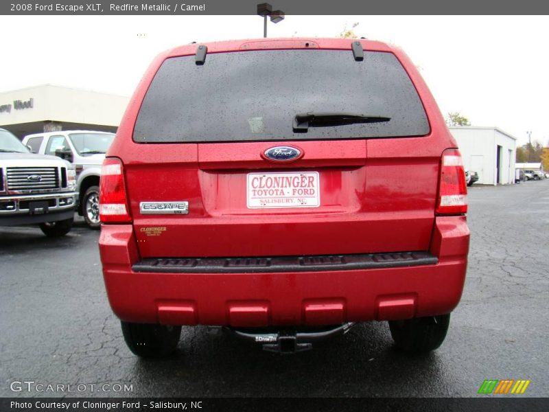 Redfire Metallic / Camel 2008 Ford Escape XLT