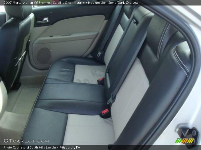 Satellite Silver Metallic / Medium Light Stone/Dark Charcoal 2007 Mercury Milan V6 Premier