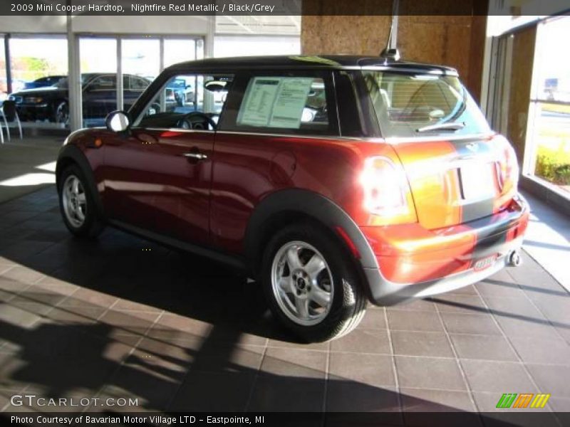 Nightfire Red Metallic / Black/Grey 2009 Mini Cooper Hardtop