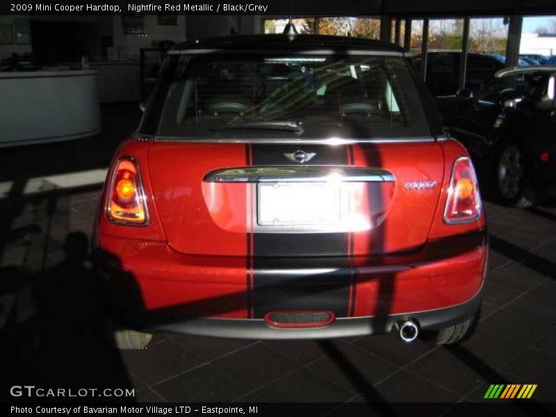 Nightfire Red Metallic / Black/Grey 2009 Mini Cooper Hardtop