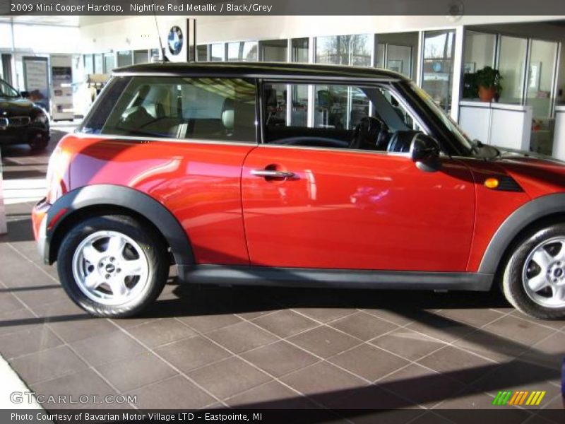 Nightfire Red Metallic / Black/Grey 2009 Mini Cooper Hardtop