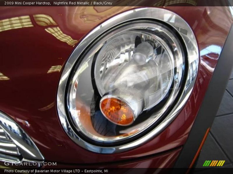 Nightfire Red Metallic / Black/Grey 2009 Mini Cooper Hardtop