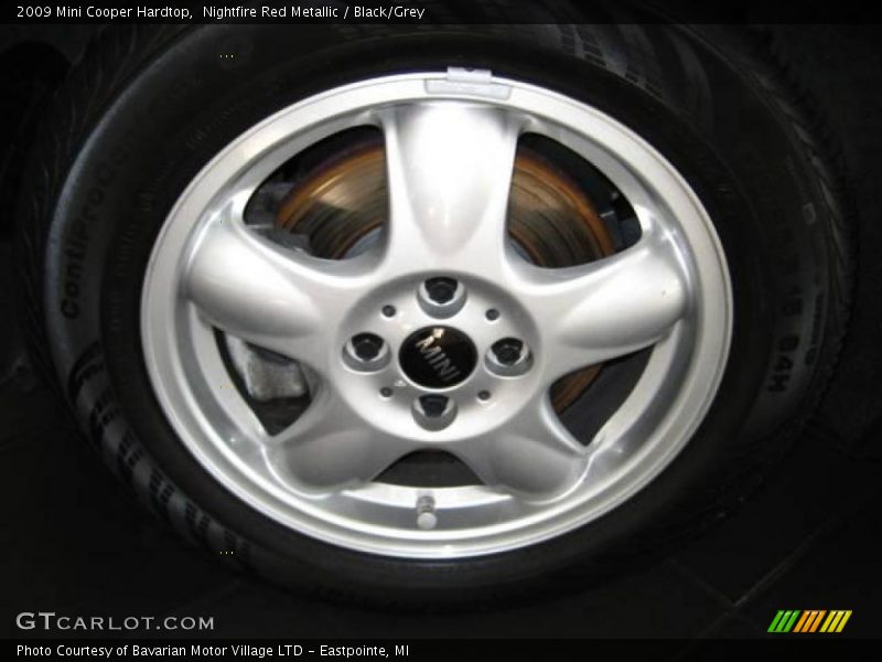 Nightfire Red Metallic / Black/Grey 2009 Mini Cooper Hardtop