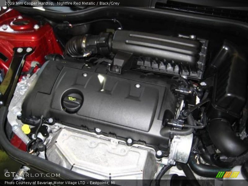 Nightfire Red Metallic / Black/Grey 2009 Mini Cooper Hardtop