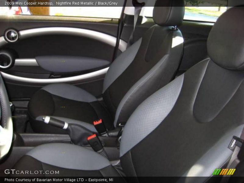 Nightfire Red Metallic / Black/Grey 2009 Mini Cooper Hardtop