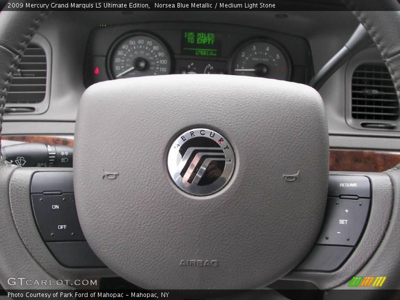 Norsea Blue Metallic / Medium Light Stone 2009 Mercury Grand Marquis LS Ultimate Edition