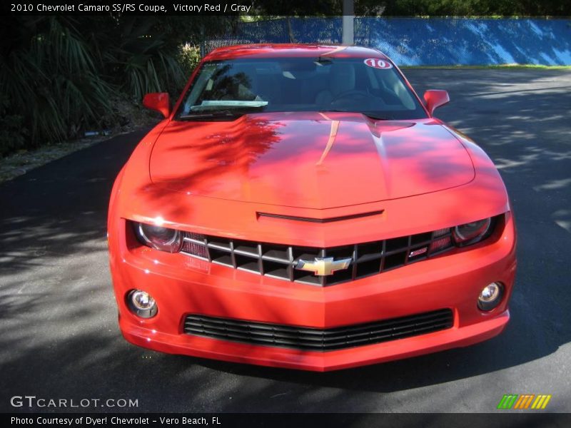 Victory Red / Gray 2010 Chevrolet Camaro SS/RS Coupe