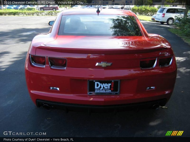 Victory Red / Gray 2010 Chevrolet Camaro SS/RS Coupe