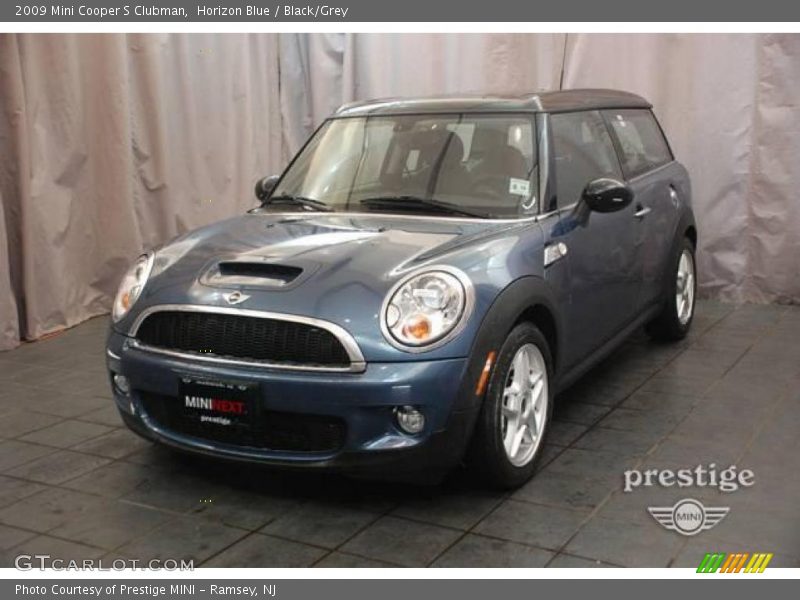 Horizon Blue / Black/Grey 2009 Mini Cooper S Clubman