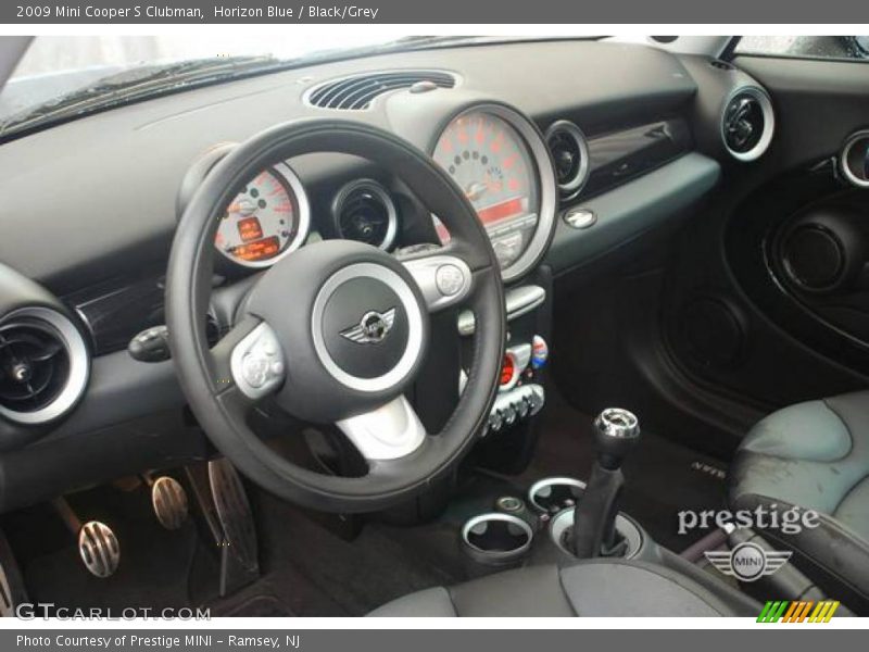 Horizon Blue / Black/Grey 2009 Mini Cooper S Clubman