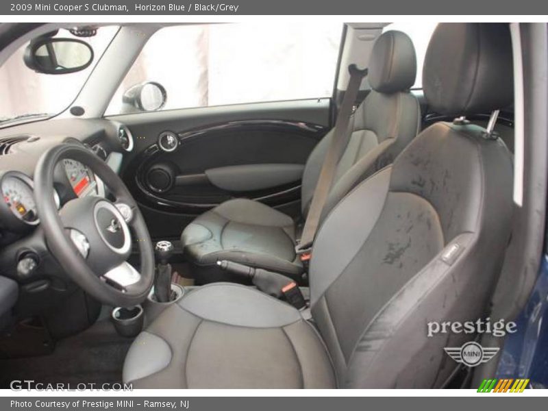 Horizon Blue / Black/Grey 2009 Mini Cooper S Clubman