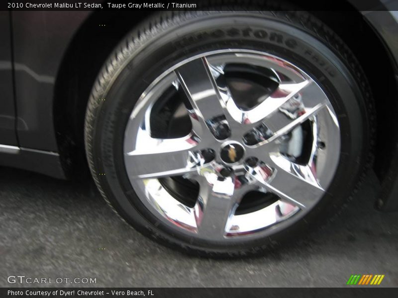 Taupe Gray Metallic / Titanium 2010 Chevrolet Malibu LT Sedan