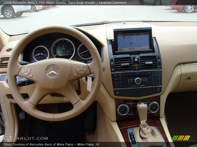 Sand Beige Metallic / Savanna/Cashmere 2008 Mercedes-Benz C 300 4Matic Luxury
