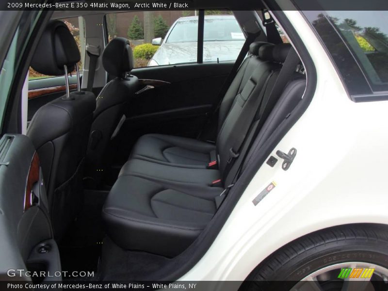 Arctic White / Black 2009 Mercedes-Benz E 350 4Matic Wagon