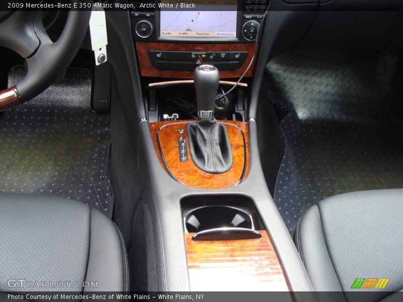 Arctic White / Black 2009 Mercedes-Benz E 350 4Matic Wagon