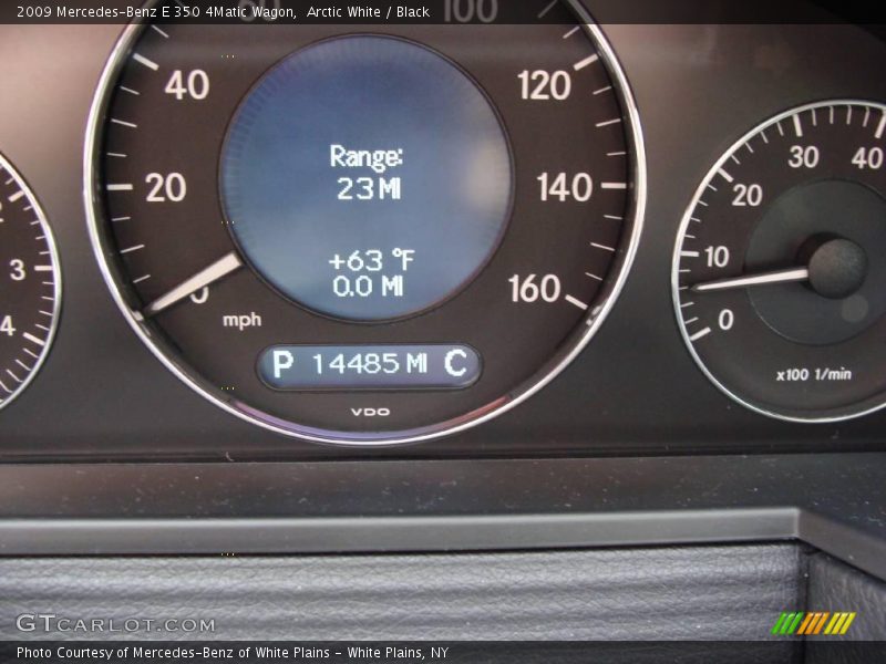 Arctic White / Black 2009 Mercedes-Benz E 350 4Matic Wagon