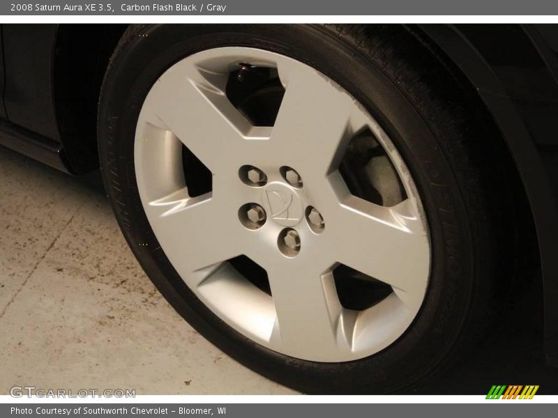 Carbon Flash Black / Gray 2008 Saturn Aura XE 3.5