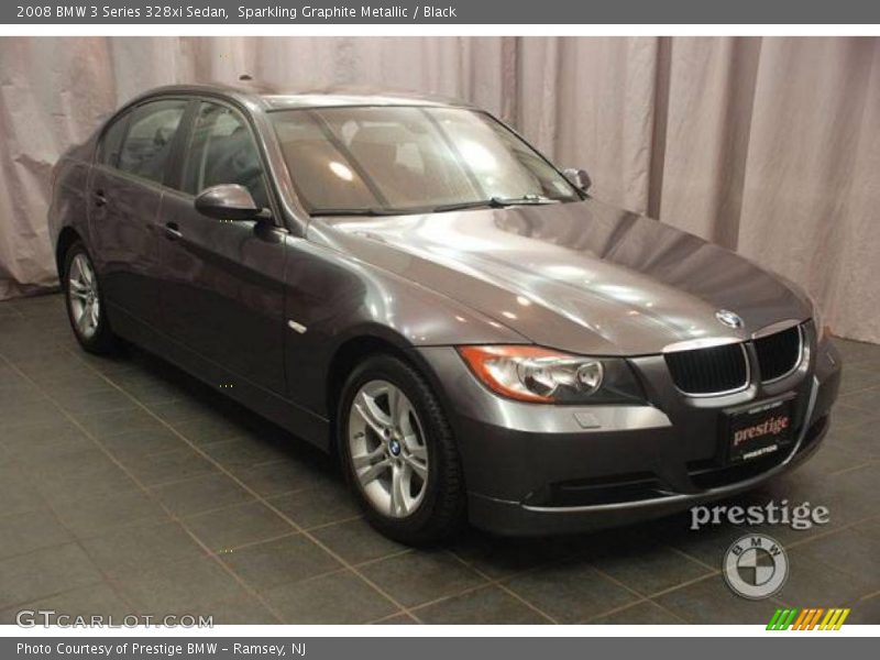 Sparkling Graphite Metallic / Black 2008 BMW 3 Series 328xi Sedan