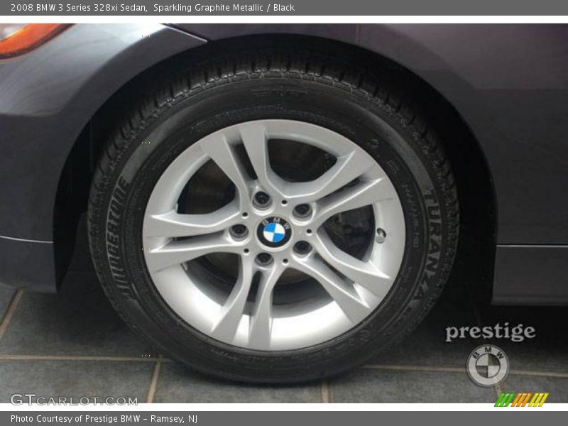 Sparkling Graphite Metallic / Black 2008 BMW 3 Series 328xi Sedan