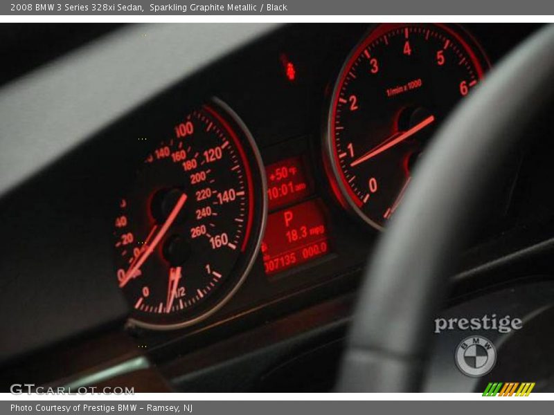 Sparkling Graphite Metallic / Black 2008 BMW 3 Series 328xi Sedan