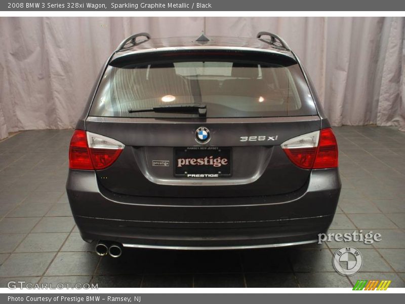 Sparkling Graphite Metallic / Black 2008 BMW 3 Series 328xi Wagon