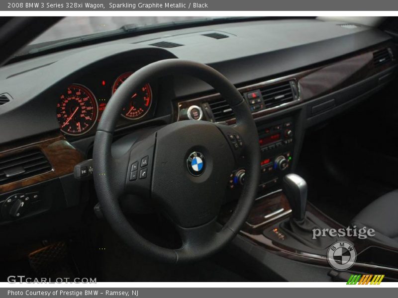 Sparkling Graphite Metallic / Black 2008 BMW 3 Series 328xi Wagon