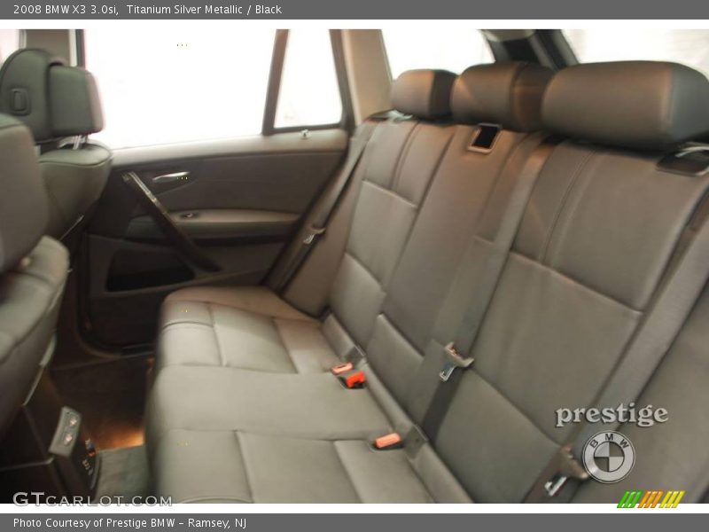 Titanium Silver Metallic / Black 2008 BMW X3 3.0si