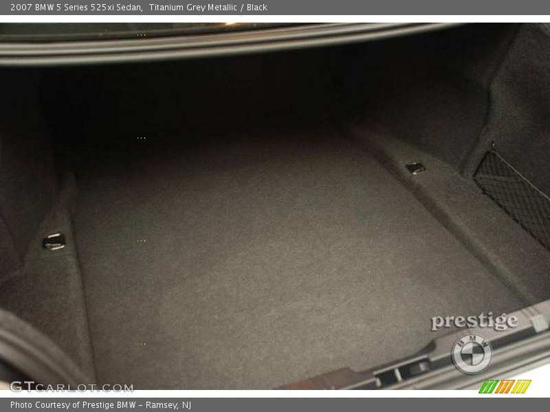 Titanium Grey Metallic / Black 2007 BMW 5 Series 525xi Sedan